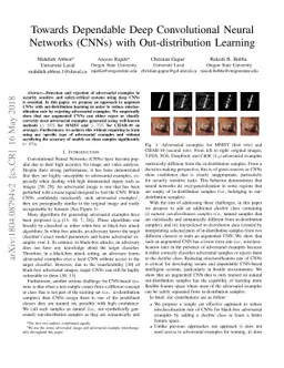 Towards Dependable Deep Convolutional Neural Networks (CNNs) with
  Out-distribution Learning