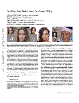 FaceShop: Deep Sketch-based Face Image Editing