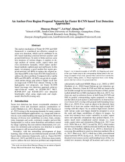 An Anchor-Free Region Proposal Network for Faster R-CNN based Text
  Detection Approaches