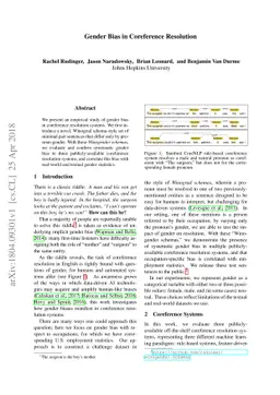 Gender Bias in Coreference Resolution