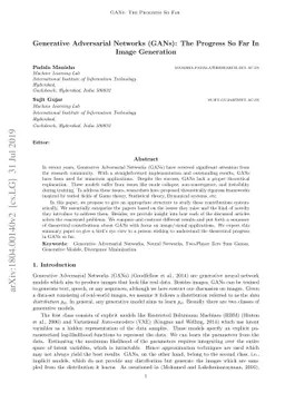 Generative Adversarial Networks (GANs): What it can generate and What it
  cannot?