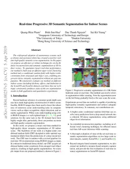 Real-time Progressive 3D Semantic Segmentation for Indoor Scene