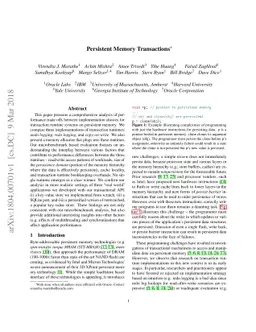 Persistent Memory Transactions