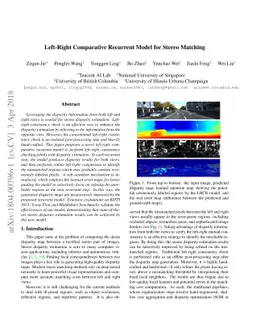 Left-Right Comparative Recurrent Model for Stereo Matching