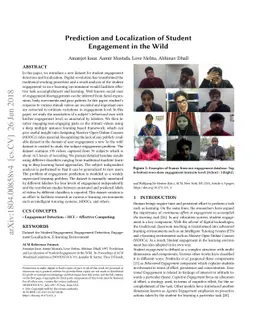 Prediction and Localization of Student Engagement in the Wild