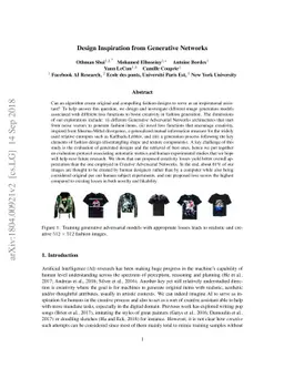 DeSIGN: Design Inspiration from Generative Networks