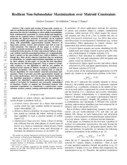 Resilient Non-Submodular Maximization over Matroid Constraints