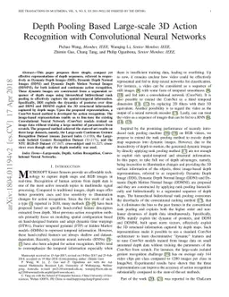Depth Pooling Based Large-scale 3D Action Recognition with Convolutional
  Neural Networks
