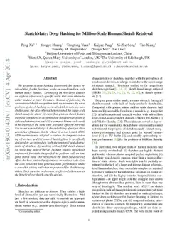 SketchMate: Deep Hashing for Million-Scale Human Sketch Retrieval