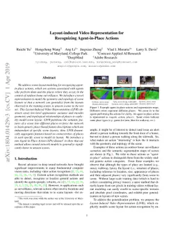 Layout-induced Video Representation for Recognizing Agent-in-Place
  Actions
