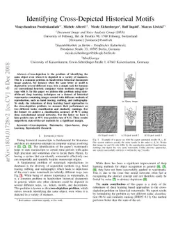 Identifying Cross-Depicted Historical Motifs