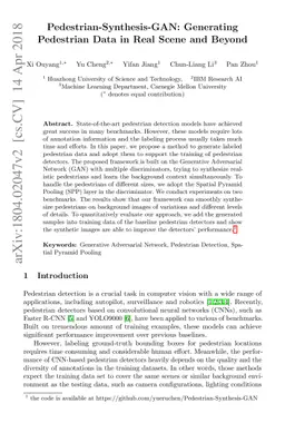 Pedestrian-Synthesis-GAN: Generating Pedestrian Data in Real Scene and
  Beyond