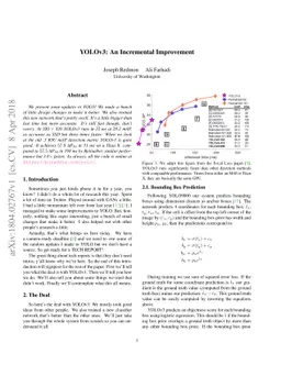 YOLOv3: An Incremental Improvement
