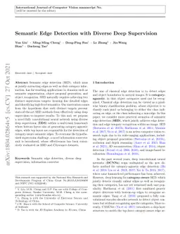 Semantic Edge Detection with Diverse Deep Supervision
