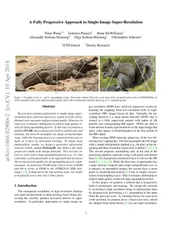 A Fully Progressive Approach to Single-Image Super-Resolution