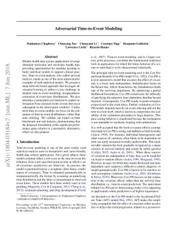 Adversarial Time-to-Event Modeling