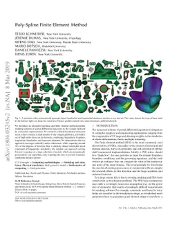 Poly-Spline Finite Element Method