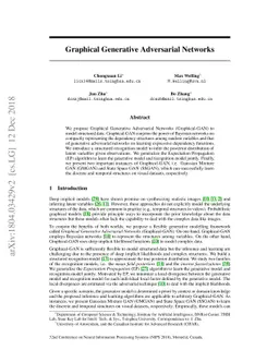 Graphical Generative Adversarial Networks