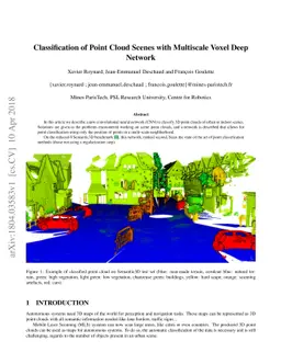 Classification of Point Cloud Scenes with Multiscale Voxel Deep Network