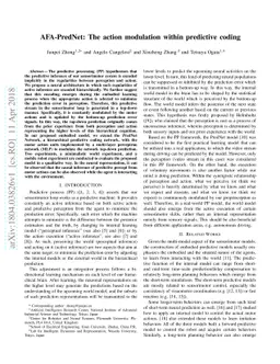 AFA-PredNet: The action modulation within predictive coding