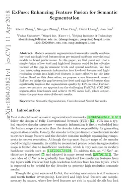 ExFuse: Enhancing Feature Fusion for Semantic Segmentation