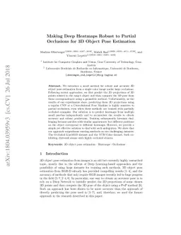 Making Deep Heatmaps Robust to Partial Occlusions for 3D Object Pose
  Estimation