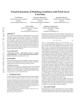 Visual Estimation of Building Condition with Patch-level ConvNets
