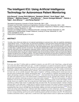 The Intelligent ICU Pilot Study: Using Artificial Intelligence
  Technology for Autonomous Patient Monitoring