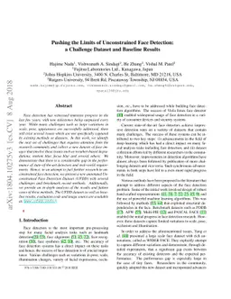 Pushing the Limits of Unconstrained Face Detection: a Challenge Dataset
  and Baseline Results