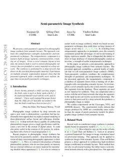 Semi-parametric Image Synthesis