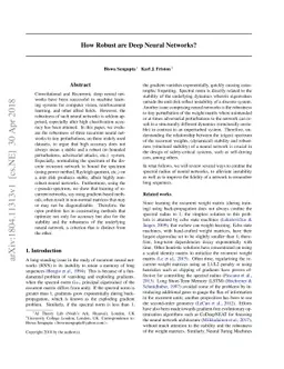 How Robust are Deep Neural Networks?