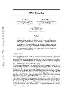 GAN Q-learning