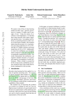 Did the Model Understand the Question?