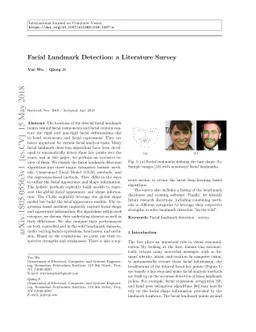 Facial Landmark Detection: a Literature Survey