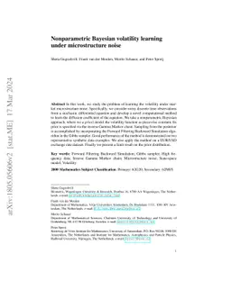 Nonparametric Bayesian volatility learning under microstructure noise