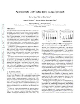Approximate Distributed Joins in Apache Spark