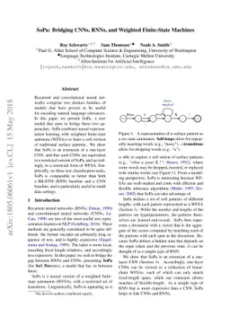 SoPa: Bridging CNNs, RNNs, and Weighted Finite-State Machines