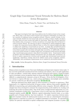 Graph Edge Convolutional Neural Networks for Skeleton Based Action
  Recognition