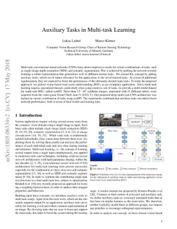 Auxiliary Tasks in Multi-task Learning