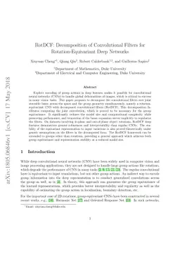 RotDCF: Decomposition of Convolutional Filters for Rotation-Equivariant
  Deep Networks
