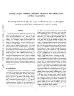 Sparsely Grouped Multi-task Generative Adversarial Networks for Facial
  Attribute Manipulation