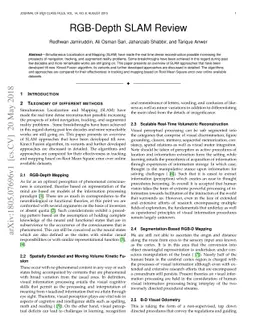 RGB-Depth SLAM Review