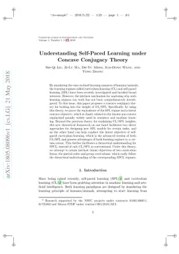 Understanding Self-Paced Learning under Concave Conjugacy Theory