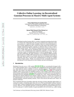 Collective Online Learning of Gaussian Processes in Massive Multi-Agent
  Systems
