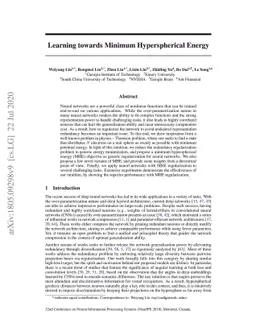 Learning towards Minimum Hyperspherical Energy
