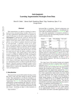 AutoAugment: Learning Augmentation Policies from Data