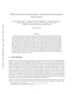 Multivariate Convolutional Sparse Coding for Electromagnetic Brain
  Signals