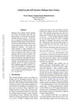 Global-Locally Self-Attentive Dialogue State Tracker