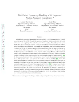 Distributed Symmetry-Breaking with Improved Vertex-Averaged Complexity