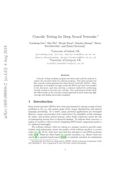 Concolic Testing for Deep Neural Networks